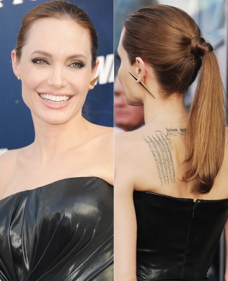Angelina Jolie frizura