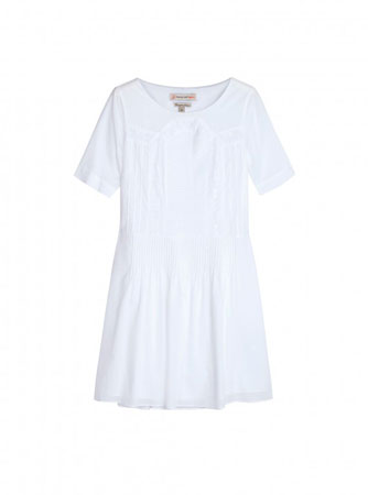  Kratka bela haljina