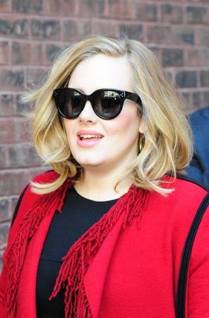 Adele lob frizura