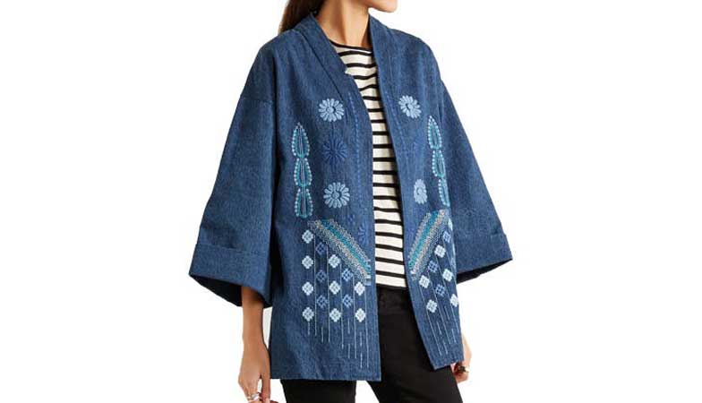  Kimono teksas jakna