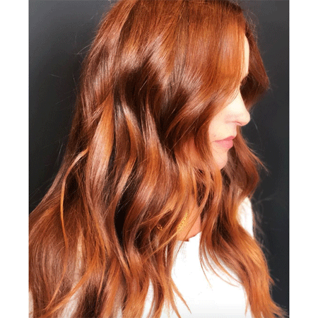 Popularne boje kose - Narandžasto crvena 