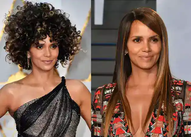 prirodna kosa poznatih dama Halle Berry