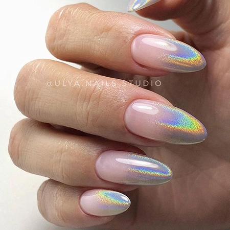  metalik ombre nokti