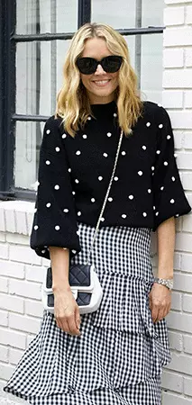  tufne i gingham print