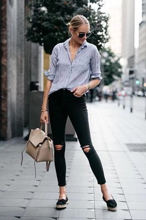  zenske espadrile uz poslovni stil