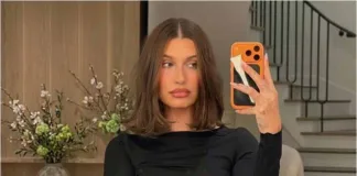 lazy bob Hailey Bieber